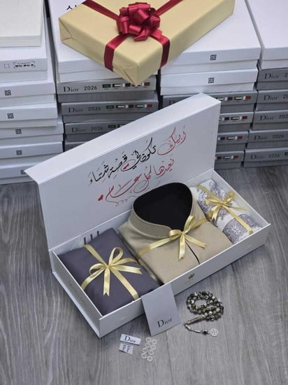 طقم رجالي شتوي فاخر - سديري + قماش + شال - إصدار 26