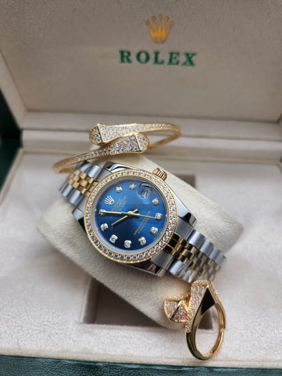 ساعة ارقام عربية - ساعات نسائي رولكس اخر اصدار - متجر مون