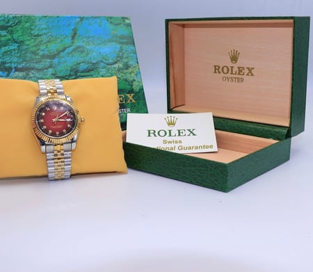 ساعات رولكس رجالي - موديل كلاسيك بألوان متعددة