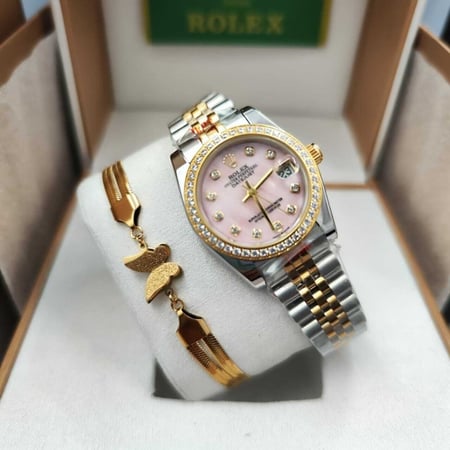 ساعة رولکس نسائي اصلي  درجه اولى