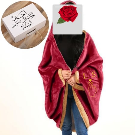 شال شتوي صوف كشميري بالاسم