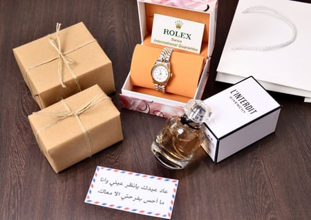 هدايا نسائية ساعة رولكس نسائي درجة اولى
