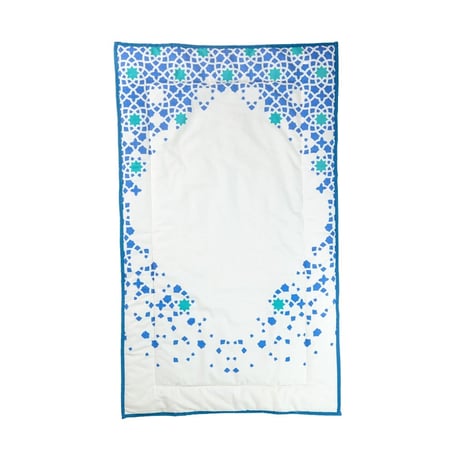 طقم صلاة نسائي - ازرق