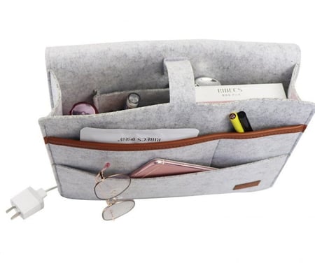 حامل جيوب منزلى أسود couch organizer Black