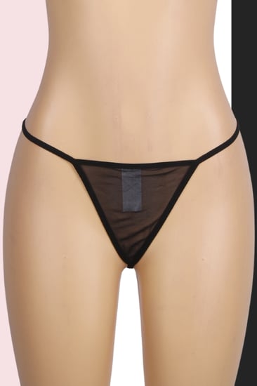 فستان لانجري ازرق بقصة V عميقة وظهر مكشوف