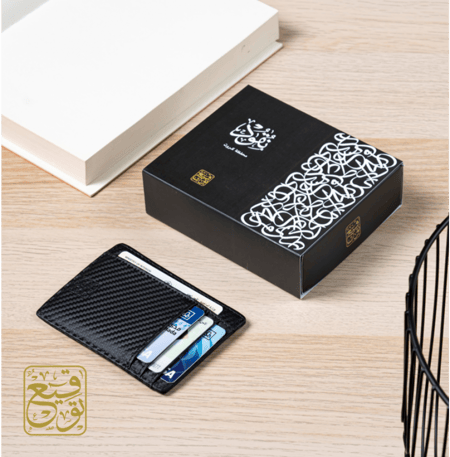 محفظة جلد RFID محفظة رجالية محفظة بوك اليوم الوطني يوم التأسيس هدية