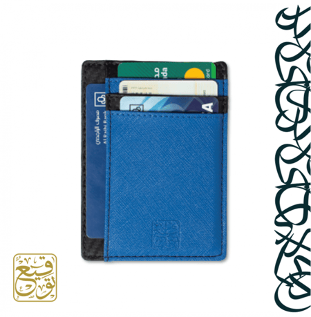 محفظة جلد RFID محفظة رجالية محفظة بوك اليوم الوطني يوم التأسيس هدية