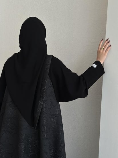 عباية كلوش قماش(جاكار)