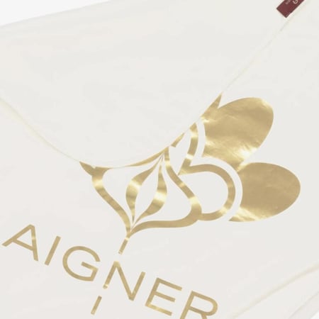 حقيبة جلدية و مفرش ماركة AIGNER