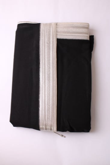 مشلح ملكي اسود فضي