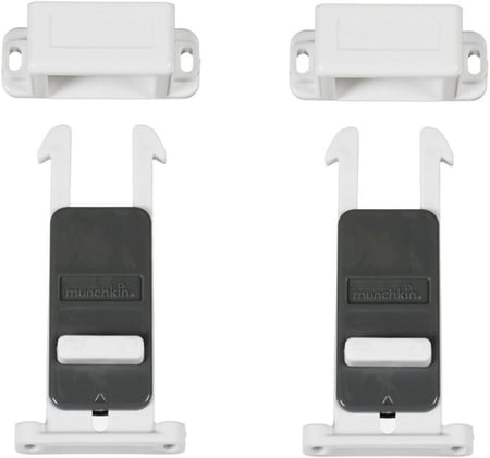 Munchkin Dual Locking Drawer Latch - مانتشكين قفل حماية مزدوج دراور لاتش