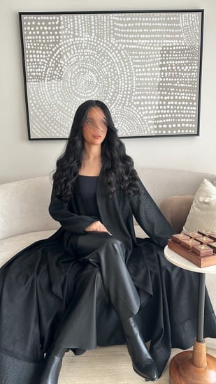 عبايه لامعه