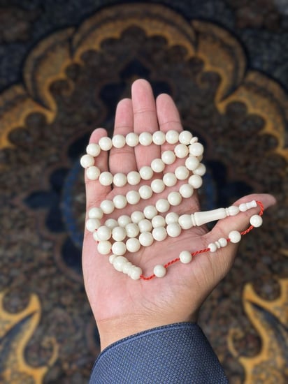 مسباح بكلايت ابيض عاجي