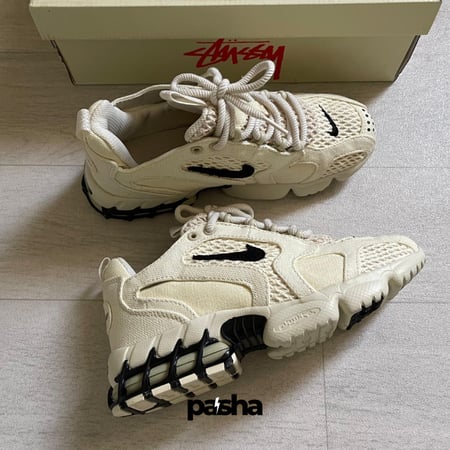 Stussy x Air Zoom Spiridon Caged 2 'Fossil'