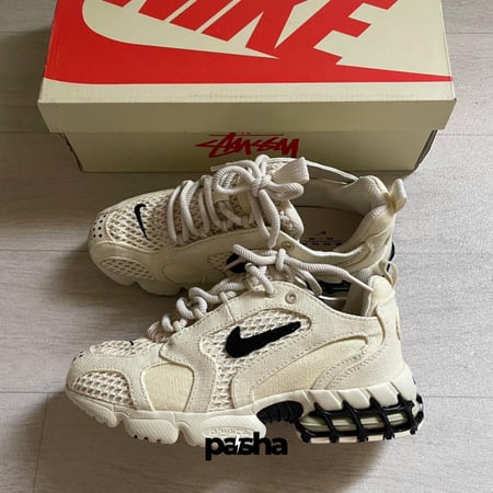 Stussy x Air Zoom Spiridon Caged 2 'Fossil'