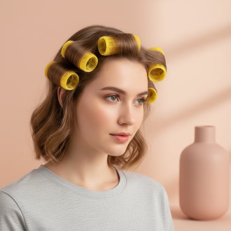 SGIR لفائف الشعر المجعد 10 قطع بكرات شعر 2 5 سم لتجعيد الشعر