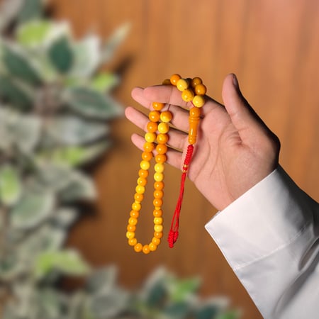 سبحة تراب كهرمان بولندي