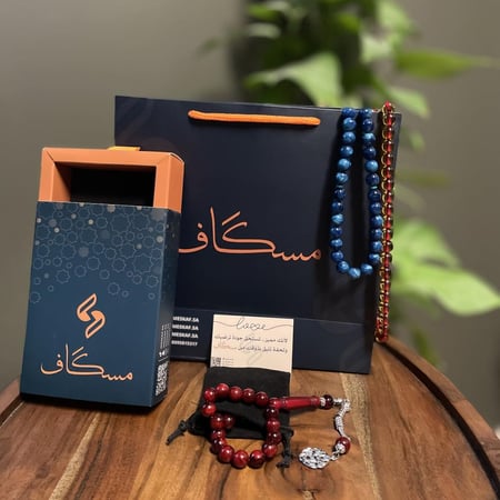 سبحة خشب الكوك الطبيعي