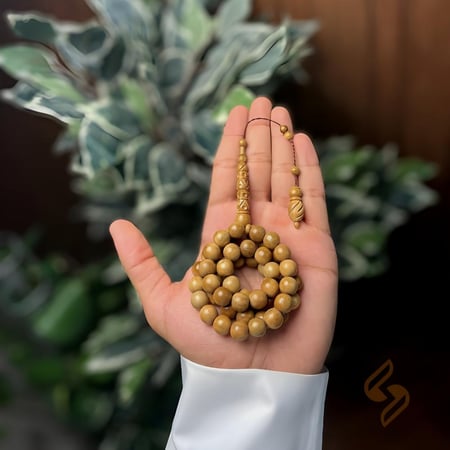 سبحة خشب الكوك الطبيعي