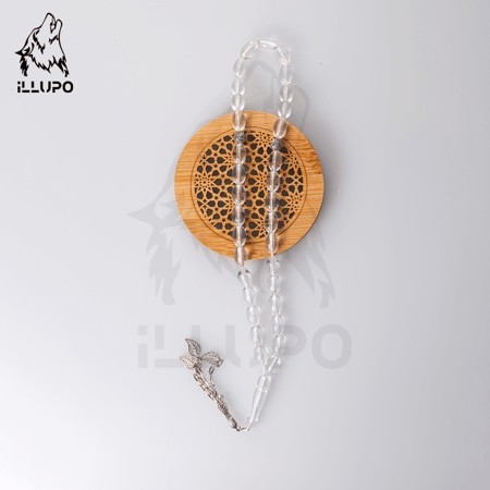 سبحة بكلايت شفاف - سبح - حجر بكلايت - متجر الوبو