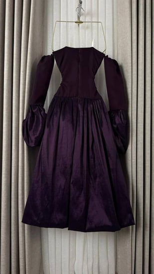 فستان سهرة أرجواني