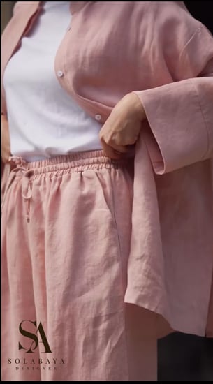 طقم للصيف والسفر مريح وأنيق ولون منعش