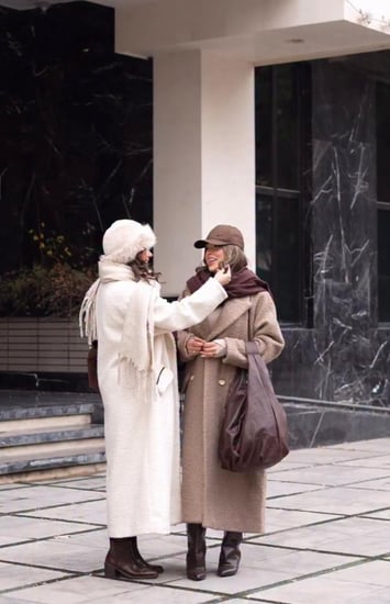 جاكيت شتوي بقماش صوف الخروف