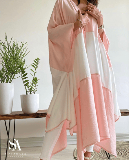 عباية للصيف والسفر بألوان زاهية