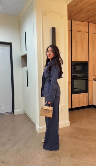 بدلة لينن طبيعي للصيف والسفر والدوام