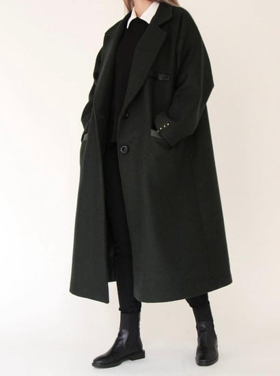 جاكيت رسمي شتوي باللون الأسود