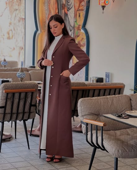 عباية سيدات الأعمال ( مع الفستان الداخلي )
