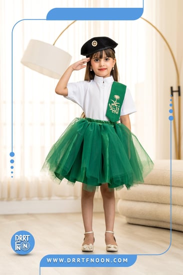 طقم درة فنون اليوم الوطني( بناتي )