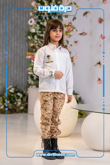 ملابس اليوم الوطني تيشرتات أطفال وشباب فساتين أطقم بناتي ولادي ودقلات