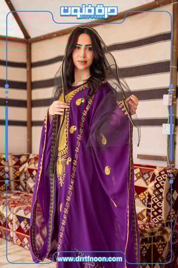 ثوب النشل النجدي نسائي ( خزامي )