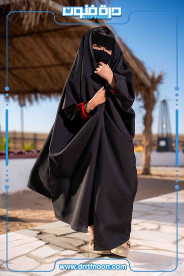 طقم عباية رأس بناتي