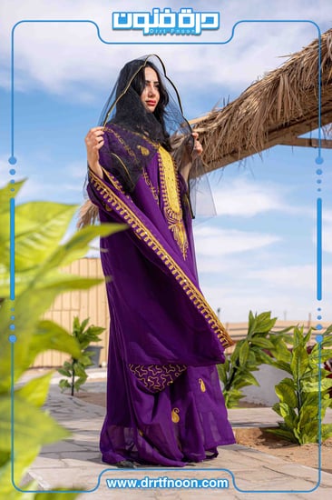 ثوب النشل النجدي نسائي ( خزامي )