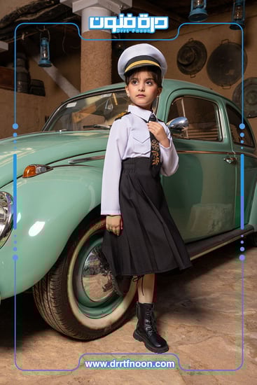 ملابس يوم التأسيس بشت فستان دقلة طيران تراثي طقم بناتي ولادي نسائي