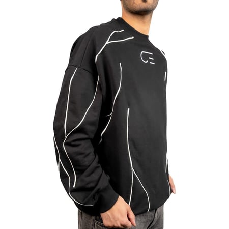 Black candle sweater