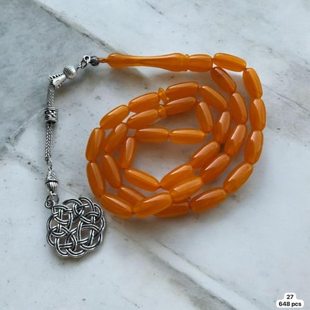 سبحة أكريليك لون هافان 33 حبه