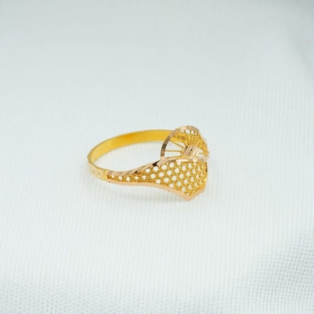 خاتم ذهب عيار 21 (R5614)