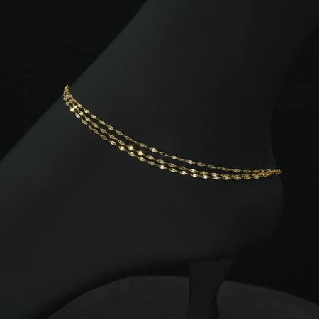 خلخال ذهب ايطالي