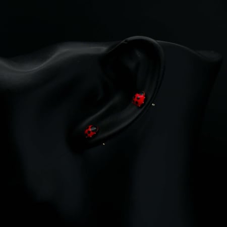 حلق ذهب اطفال (K1817) WF