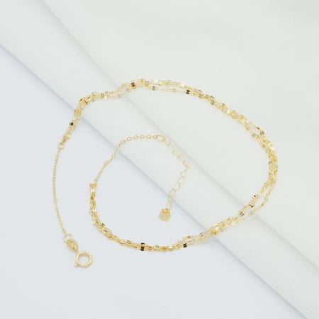 خلخال ذهب ايطالي عيار 18