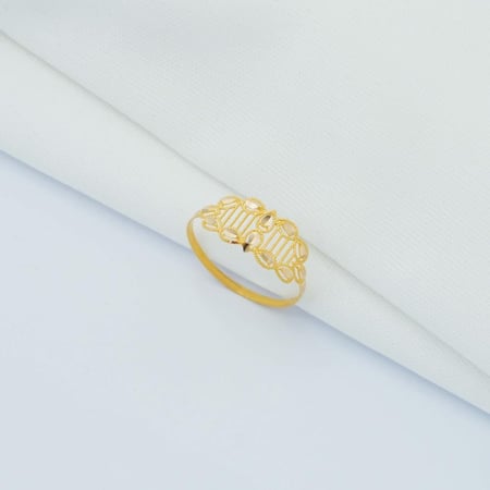 خاتم ذهب عيار 21 (R7303)