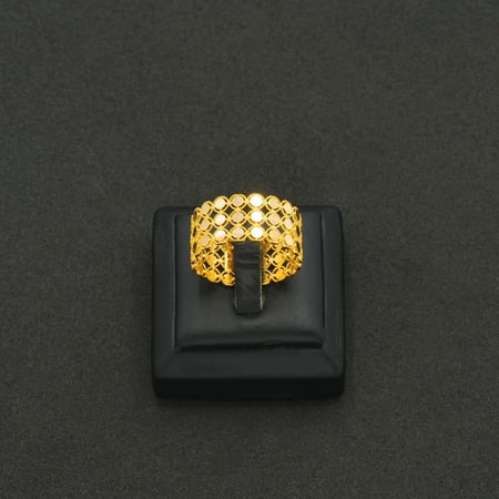 دبلة ذهب عيار 21 (R7178)