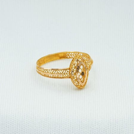 خاتم ذهب عيار 21 (R5603)