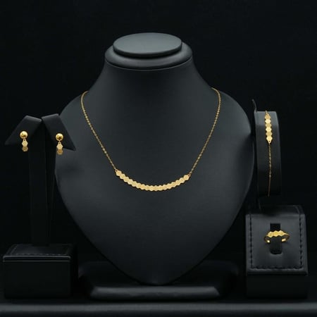 طقم ذهب عيار 21 (S5736)