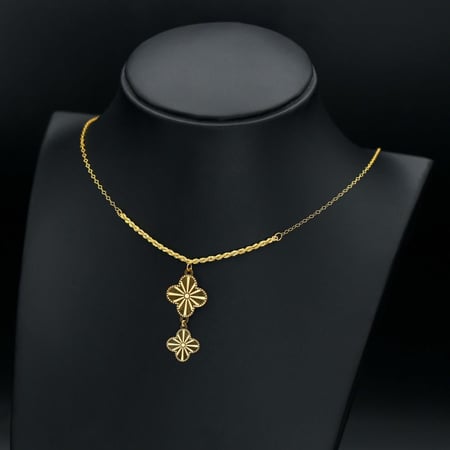 عقد ذهب عيار 21  (N4426)