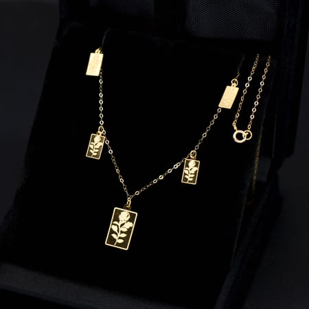 عقد ذهب سبايك (N1083)