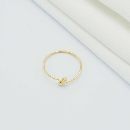 خاتم ذهب ايطالي (R6464)